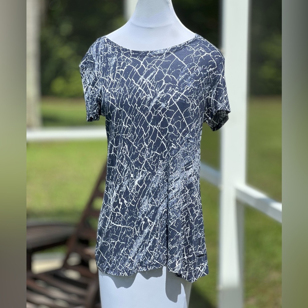 Philosophy Tie Dye T-shirt Size M Medium Back To School! Navy White